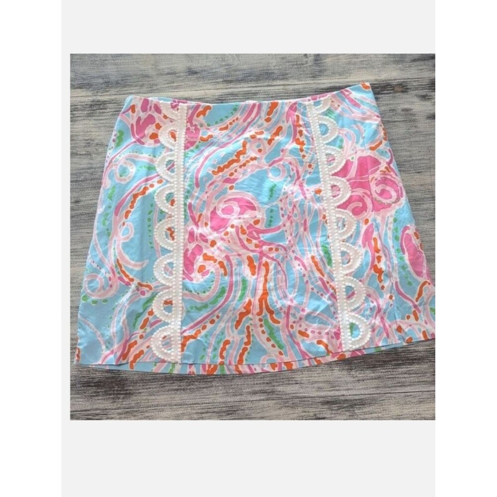 Lilly Pulitzer jellies be jammin' marigold skort
